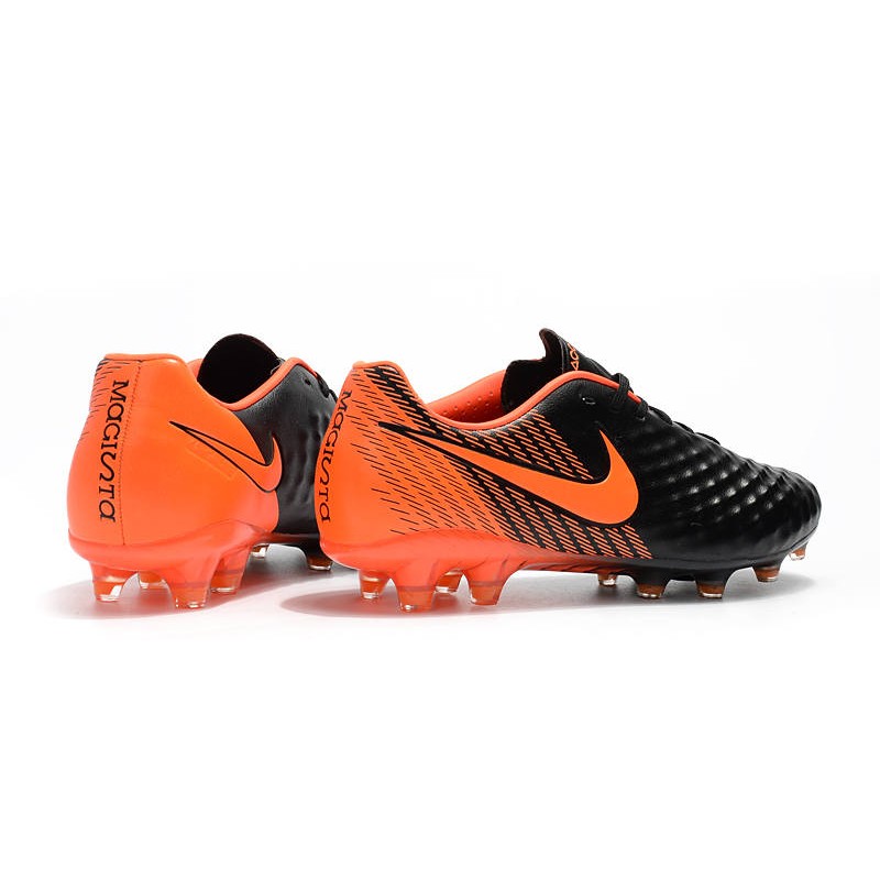 Nike Magista Opus FG Černá oranžový